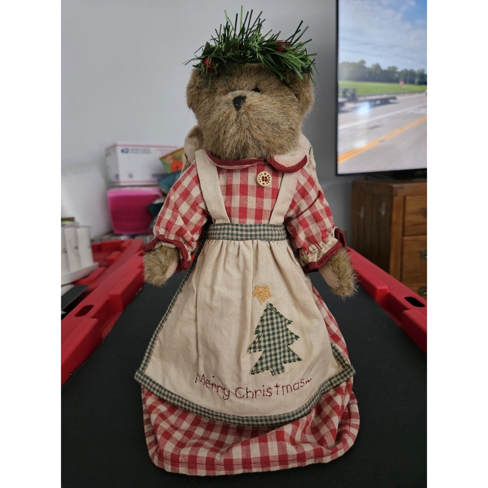 Boyd Bears Annalee Angelberry 14 In. Christmas Tree Topper Vintage 90s